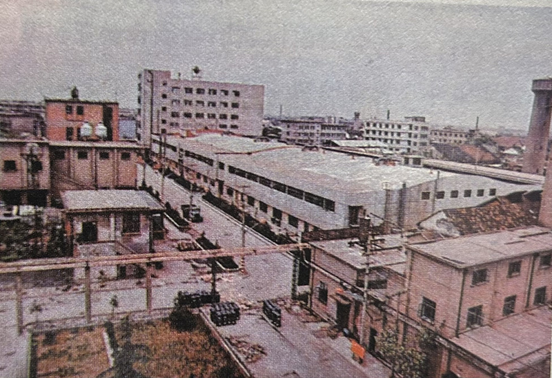 上世纪80年代，常州合纤厂鸟瞰图