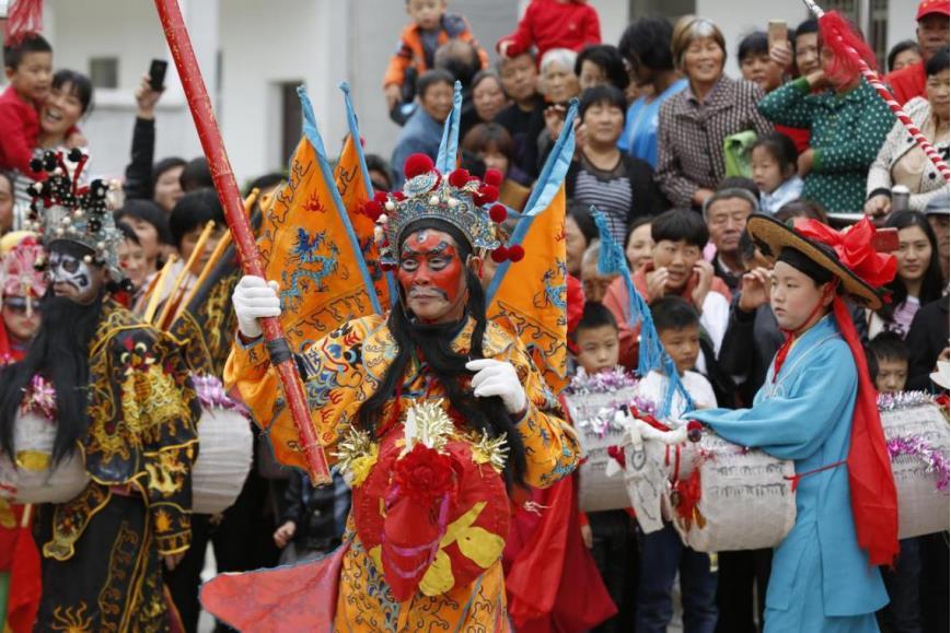 跑马灯表演